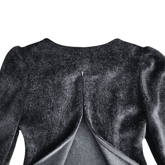 *RARE* KURT LYLE Smooth Minky Sweater w/ Leg-Of-Mutton Sleeves Womens XS Elegant - Picture 5 of 12